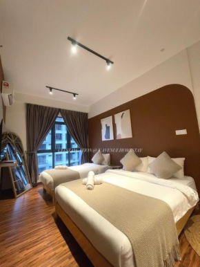 K Avenue Studio 3-4pax by CEJ Staycation Near KKIA